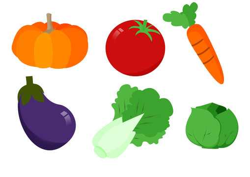 蔬菜卡通简笔画