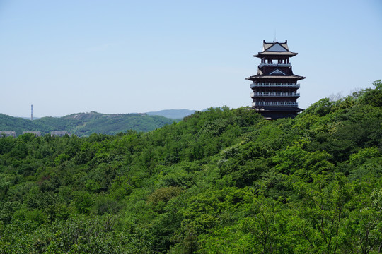 辽宁丹东锦江山公园风景