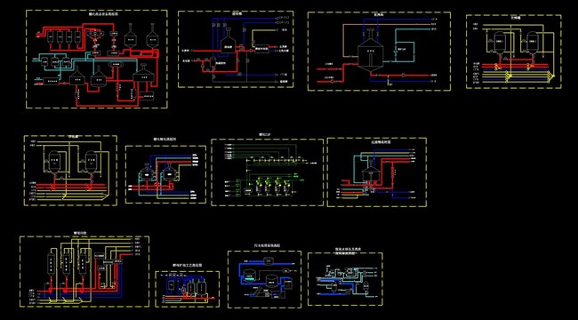 啤酒厂设计CAD全图