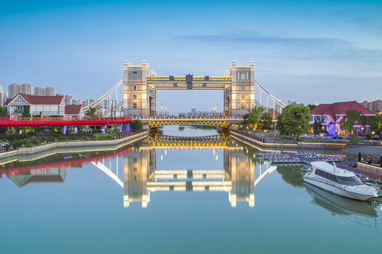 苏州小外滩夜景