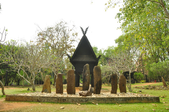 清莱黑屋建筑风景