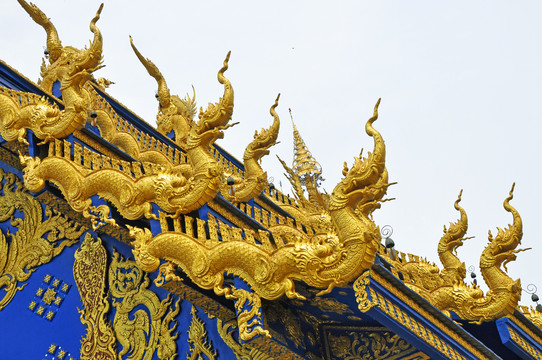 泰国寺庙建筑屋顶