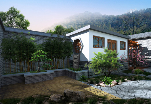 民宿景觀生態(tài)環(huán)境建筑