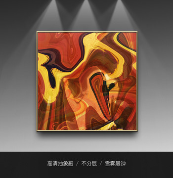 抽象油畫