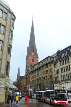 德国汉堡的圣彼得里大教堂