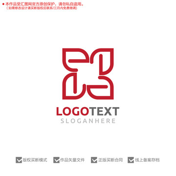 L字母标志logo