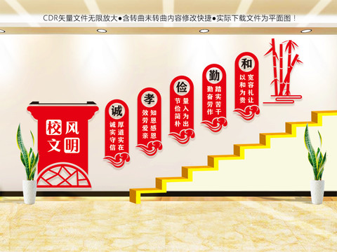 學(xué)校樓梯文化