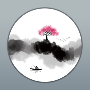 新中式水墨畫
