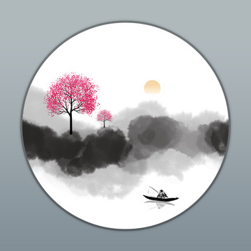 新中式水墨畫