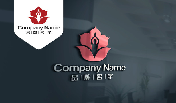 瑜伽LOGO瑜伽標(biāo)志