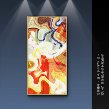抽象油畫