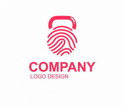 健身指紋壺鈴LOGO