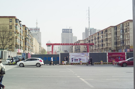 建设中的太原市地铁