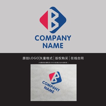 B字母logo