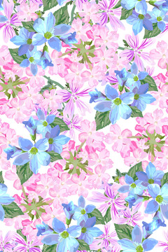 女裝花卉小碎花花型