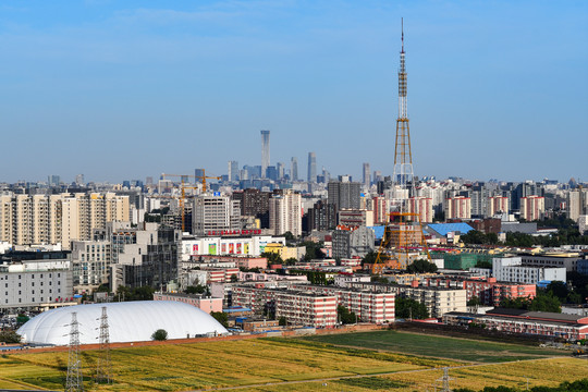 俯瞰北京城