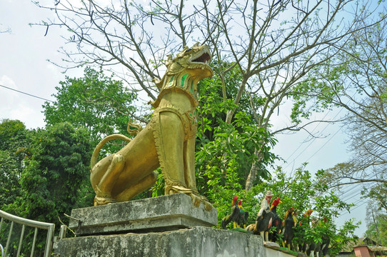 泰国狮子雕塑