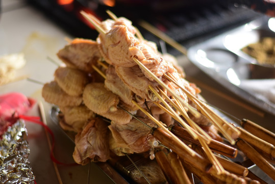 鸡翅串