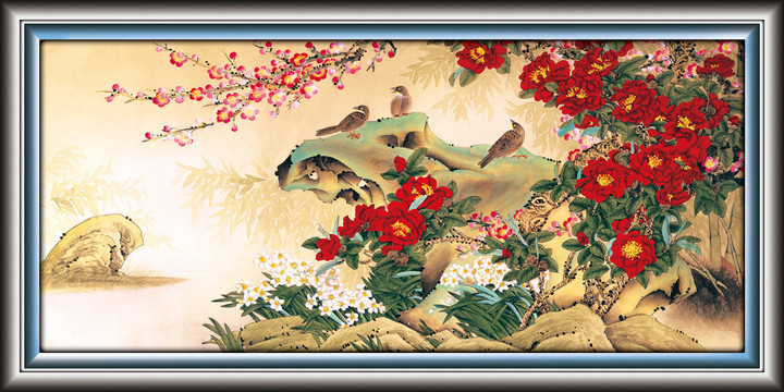 工筆花鳥畫