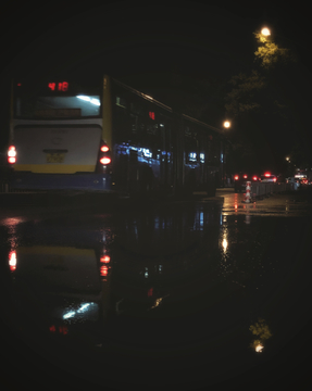 雨后道路