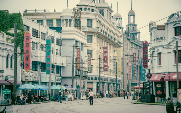 民国老上海街景