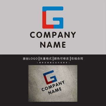 GL字母logo