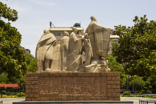 周王城广场雕塑