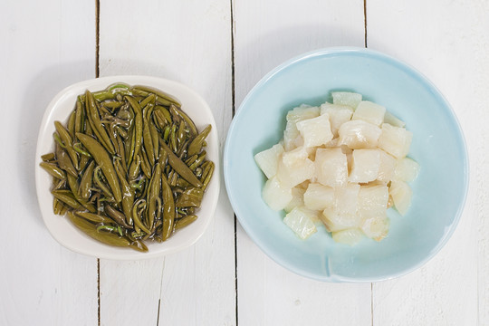 鱼块酸汤食材