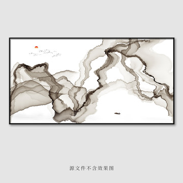水墨裝飾畫(huà)