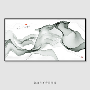 水墨裝飾畫(huà)
