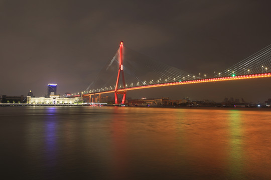 杨浦大桥夜景