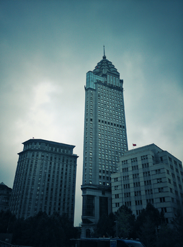 雨中上海外滩