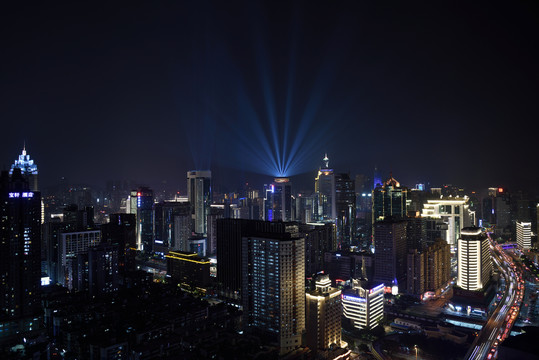 深圳罗湖夜景灯光秀