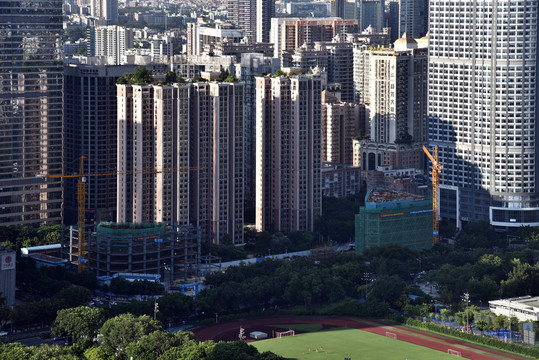 广州天河城市建筑风光