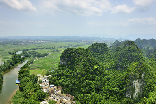 上林县洋渡风光