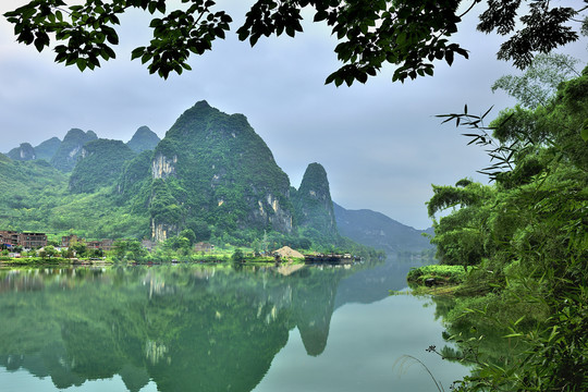 红水河乐滩风光