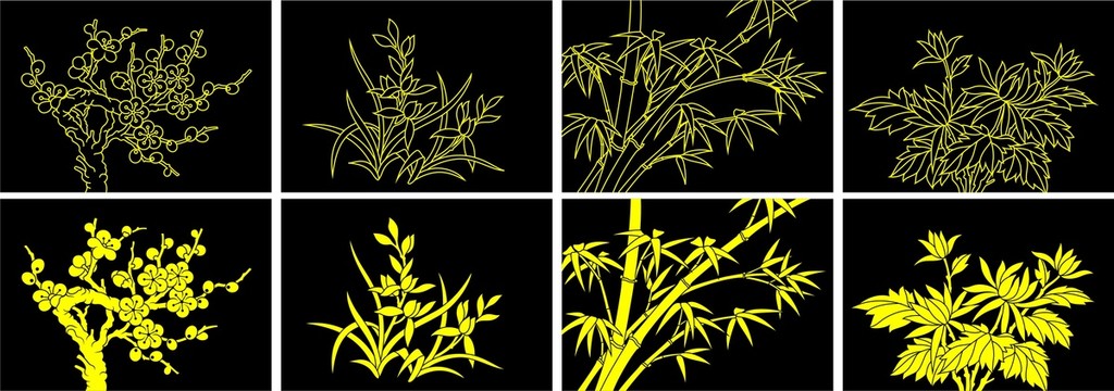 梅蘭竹菊