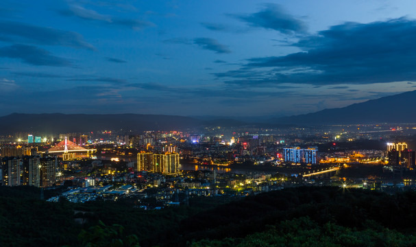 景洪市全景