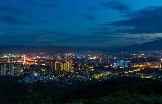 景洪市夜景