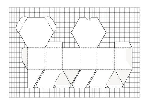 盒子分解图