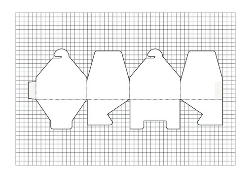 盒子分解图