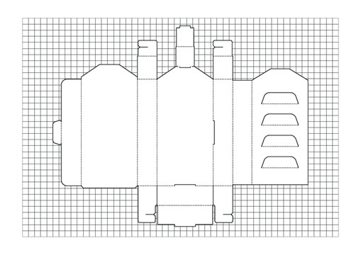 盒子分解图