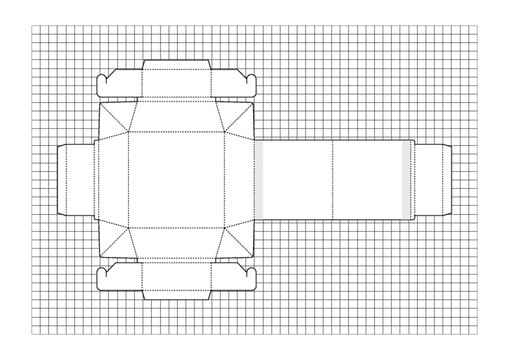 盒子分解图