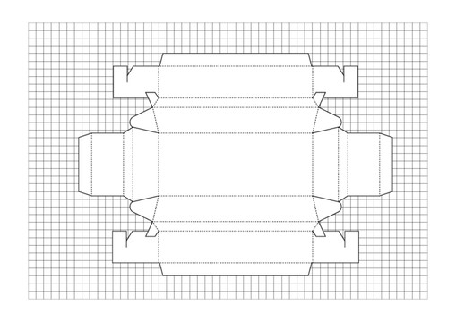 盒子分解图