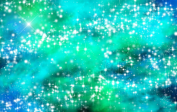 璀璨唯美的星空圖