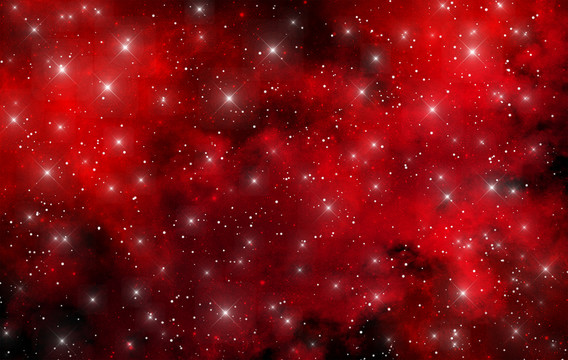 璀璨唯美的星空圖