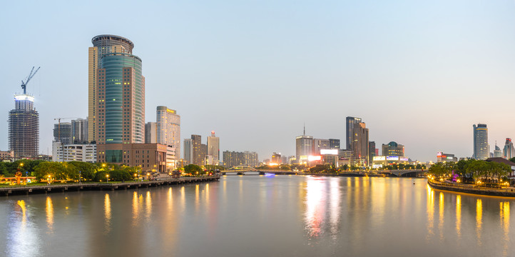 宁波三江口高清夜景