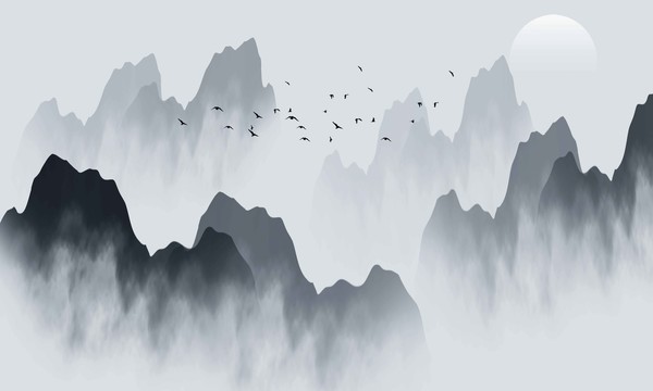 水墨山水畫