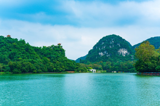 柳州大龙潭公园山水风景