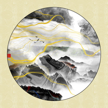 現(xiàn)代組合無(wú)框畫(huà)